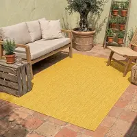 NATURL. Utomhusmatta | Costa ockragul hos Volero | 120x170cm | Gul | Rektangel | Utomhusmattor