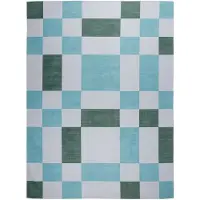 FRAAI Utomhusmatta | Pop Cubes grön hos Volero | 200x290cm | Grön | Rubber (TPR) | Rektangel | Utomhusmattor