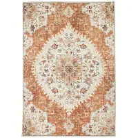 FRAAI Vintage utomhusmatta | Santo Mandala terrakotta | 230x330cm | Terra | 3D | Mesh | Rektangel | Utomhusmattor