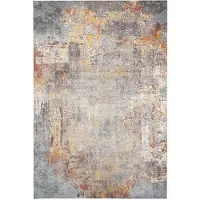 FRAAI Modern matta | Bush blå/flerfärgad hos Volero | 140x200cm | Blå | Rektangel | Inomhusmattor