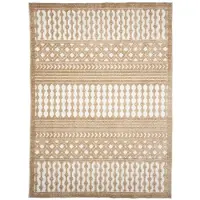FRAAI Tvättbar matta | Dunya Geo beige/vit hos Volero | 200x290cm | Creme | Rektangel | Inomhusmattor
