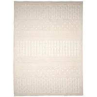 FRAAI Tvättbar matta | Dunya Geo vit hos Volero | 140x200cm | Vit | Rektangel | Inomhusmattor