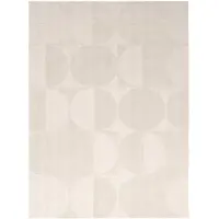 Studio Clarice Ullmatta | Giselle Circles gräddvit hos Volero | 160x230cm | Creme | Cotton | Rektangel | Inomhusmattor