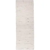 NATURL. Löpare i ull | Feline vit/melerad hos Volero | 50x150cm | Vit | Cotton | Löpare | Inomhusmattor