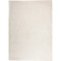 FRAAI Japandi | matta | Yori Abstract gräddvit hos Volero | 200x290cm | Creme | Jute | Rektangel | Inomhusmattor