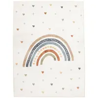 Little Olly Tvättbar barnmatta | Ravi Rainbow flerfärgad hos Volero | 80x150cm | Flerfärgad | Rektangel | Barnkläder