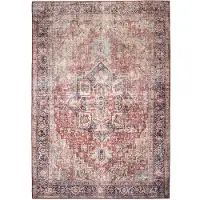 FRAAI Vintage matta | Lugan röd hos Volero | 160x230cm | Röd | Cotton | Rektangel | Inomhusmattor
