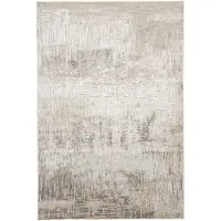 FRAAI Modern matta | Hendrix Grunge gräddvit/grå hos Volero | 160x230cm | Grå | Rektangel | Inomhusmattor
