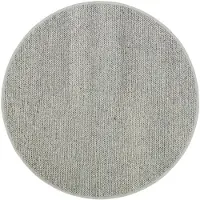 Studio Clarice Rund ullmatta | Twist grå hos Volero | Ø 180cm | Grå | Rund | Inomhusmattor