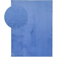 NATURL. Tvättbar matta | Vivid blå hos Volero | 80x140cm | Blå | Rektangel | Inomhusmattor