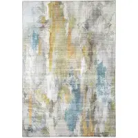FRAAI Modern matta | Strong Paint flerfärgad hos Volero | 140x200cm | Flerfärgad | Cotton | Rektangel | Inomhusmattor