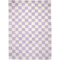 FRAAI Retromatta | Gambit lila/vit hos Volero | 80x150cm | Lila | Rektangel | Inomhusmattor