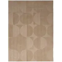 Studio Clarice Ullmatta | Giselle Circles beige hos Volero | 200x290cm | Creme | Cotton | Rektangel | Inomhusmattor