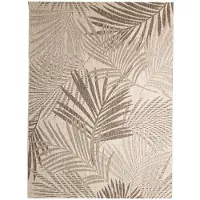 FRAAI Utomhusmatta | Tiga Palm taupe hos Volero | 80x150cm | Taupe | Rektangel | Utomhusmattor