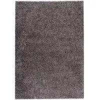 NATURL. Fluffig matta | Solid mörkgrå hos Volero | 80x150cm | Grå | Jute | Rektangel | Inomhusmattor