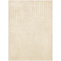 FRAAI Skandinavisk matta | Lova Arches beige hos Volero | 280x380cm | Beige | Jute | Rektangel | Inomhusmattor