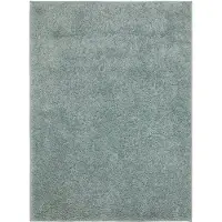 NATURL. Fluffig matta | Wish blå/grön hos Volero | 230x330cm | Turkos | Jute | Rektangel | Inomhusmattor