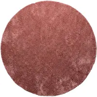 NATURL. Rund tvättbar matta | Clean rosa hos Volero | Ø 160cm | Rosa | Felt | Rund | Inomhusmattor