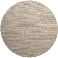 NATURL. Rund ullmatta | Bliss beige/brun hos Volero | Ø 200cm | Brun | Rund | Inomhusmattor