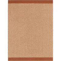 FRAAI Ullmatta | Zula terrakotta hos Volero | 230x330cm | Terra | Rektangel | Inomhusmattor