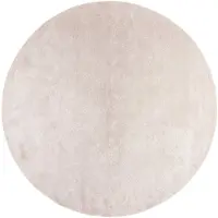 NATURL. Rund tvättbar matta | Clean gräddvit hos Volero | Ø 160cm | Creme | Felt | Rund | Inomhusmattor