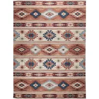 FRAAI Kilim utomhusmatta | Lira Maya hos Volero | 160x230cm | Brun | Rubber (TPR) | Rektangel | Utomhusmattor