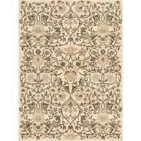 FRAAI Blommig matta | Rosie gräddvit hos Volero | 160x230cm | Creme | Cotton | Rektangel | Inomhusmattor