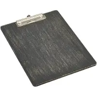 Genware Svart Trä Meny Klämbräda A4 24x32x0,6 Cm