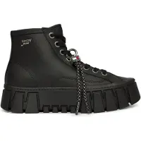 Tommy Hilfiger Tommy Jeans Logo Charm Platform Trainers WiTH Leather