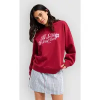 Roxy Lineup Tröja beet red, M