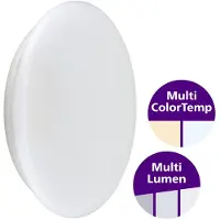 Philips Ledinaire vägg/tak All-in WL060V 1100-1700-2200lm/830-840 IP44 IK03 vit