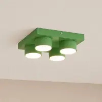 TK Lighting Taklampa Brix , dimbar, Grön, Vardagsrum / matsal, Metall, Modern, Taklampa
