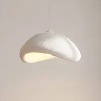 Opviq Hänglampa LUNA , dimbar, Vitt / opal, Vardagsrum / matsal, Syntetmaterial, Modern, Pendellampa