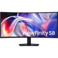 Samsung ViewFinity S8 S40H850TAU - S85TH Series - LED-skärm - böjd - USB - 40" - 5120 x 2160 5K2K WUHD @ 144 Hz - VA - 350 cd/m² - 3000:1 - HDR10, ...