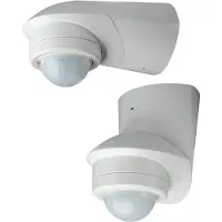 Grothe 94531 PIR-rörelsedetektor Utanpåliggande 240 ° Relä Vit IP55