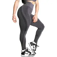 Better Bodies Curve Scrunch Leggings, black melange, large