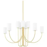 Hudson Valley Lighting Harlem takkrona antik mässing