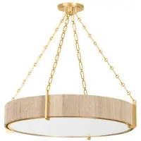 Hudson Valley Lighting Quebec takkrona guld