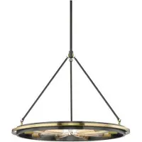 Hudson Valley Lighting Chambers takkrona antik mässing/brons