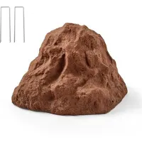 Vevor Konststensskydd, Konststensskydd för Utomhusbruk, Realistisk Naturlig Textur, Lätt &amp; Väderbeständig Polyresin Konststen för Landskapsarkitektur Trädgårdsdekor, Brun, Liten Storlek