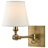 Hudson Valley Lighting Hillsdale vägglampa antik mässing