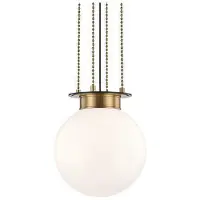 Hudson Valley Lighting Gunther taklampa antik mässing/brons