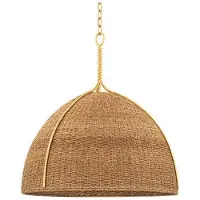 Hudson Valley Lighting Woodlawn taklampa vintage guld