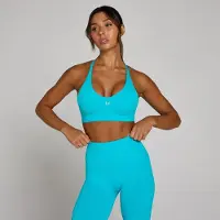 Myprotein MP Women's Tempo Ultra Seamless Sport-BH - Elektrisk Blå - M