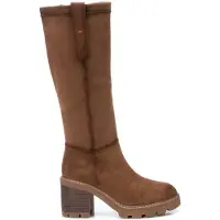 Refresh för kvinnor. 17212302-CAMEL Stövlar 172123 brun (41), 5 till 8 cm, Zip, Casual