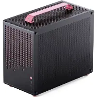 Jonsplus MATX Handle Case Z20 - Black-Pink - chassi - Micro/Mini/Flex-ATX (Z20 BLACK-PINK)