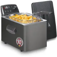 Fritel Turbo SF 4551M, Fritös, 5 l, 190 ° C, 5 personer, Single, Antracit