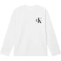 Calvin Klein Jeans Kids T-shirt 'JEANS kids SMALL CHEST MONOLOGO LS T-SHIRT T-SHIRT' vit