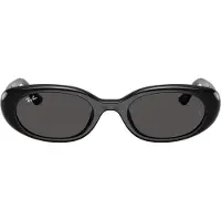Ray-Ban RayBan Märkeslogotyp Sprutgjutna Ovala Solglasögon Unisex Par 53 svart