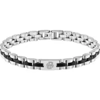 BOSS Double-B-monogram cuff with black trims